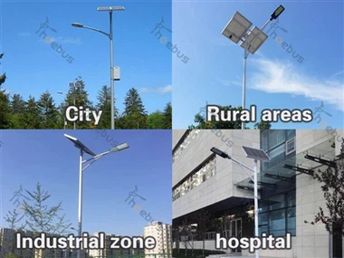 Anvendelse Steder af Split Solar Street Lights