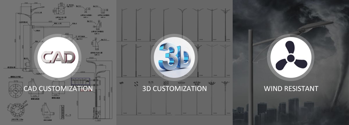 Steel Lamp Post Factory Steel Lamp Post Factory